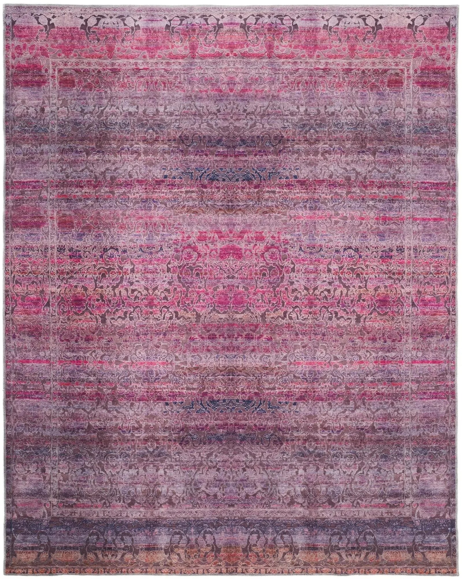 Voss VOS39H5F Pink/Purple Rug