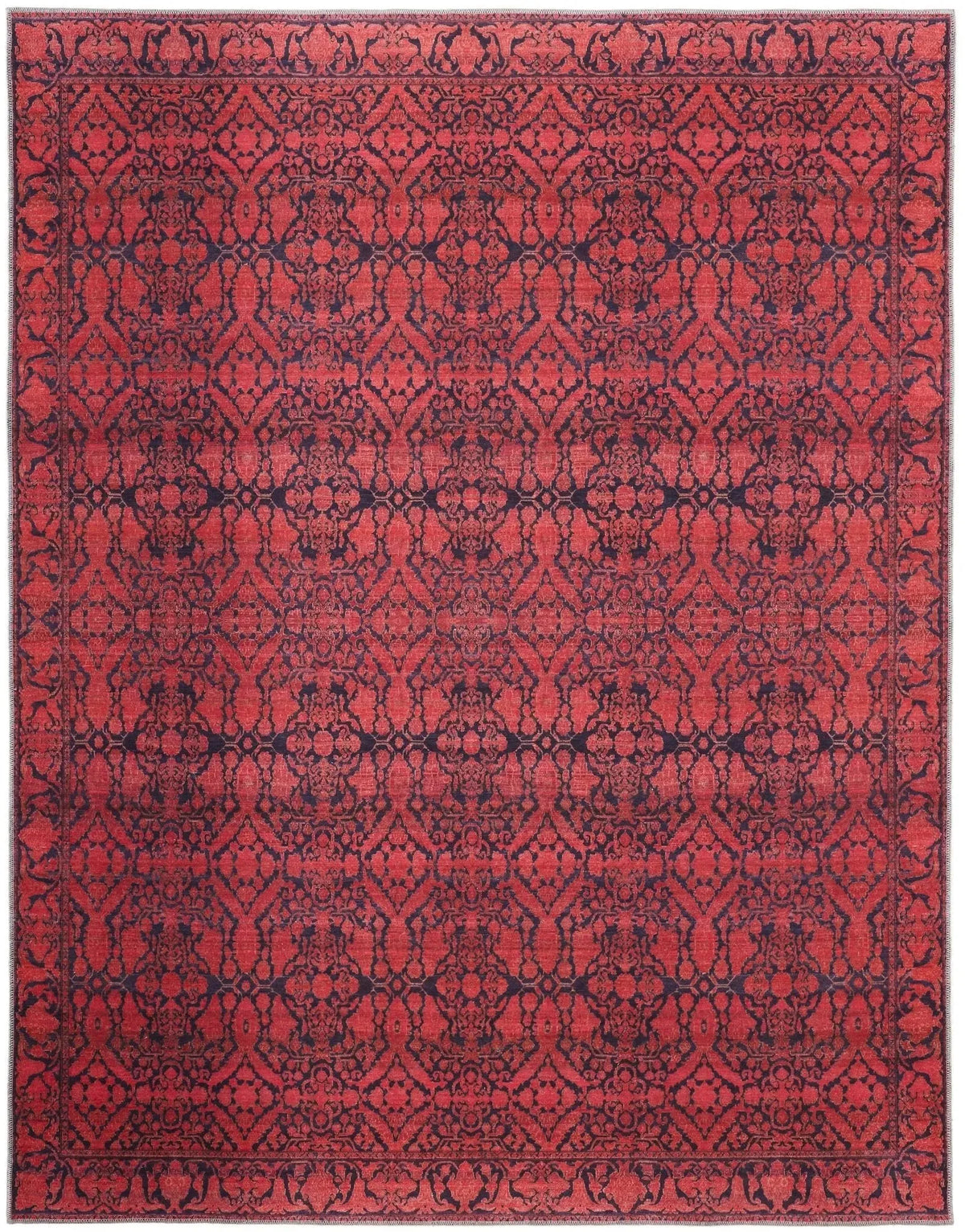 Voss VOS39H6F Red/Black Rug