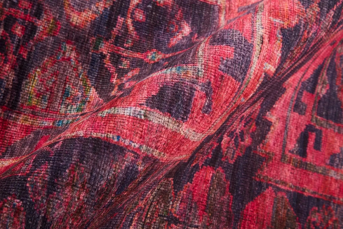 Voss VOS39H9F Red/Grey Rug