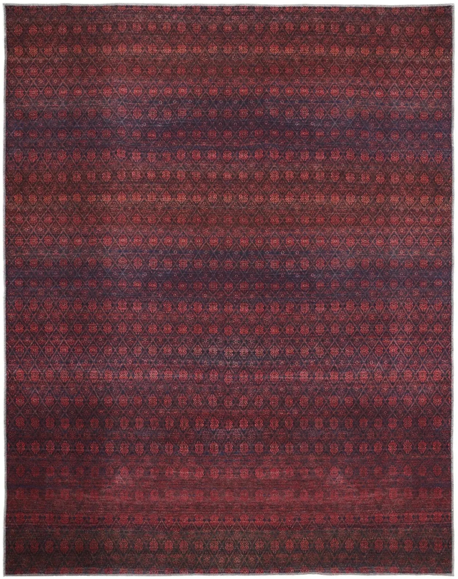 Voss VOS39HAF Red/Grey Rug