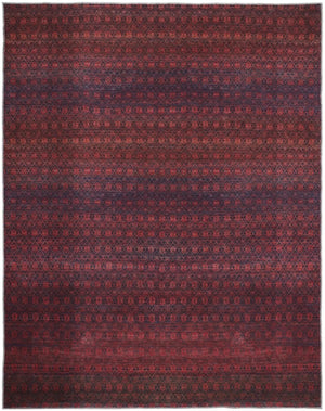 Voss VOS39HAF Red/Grey Rug