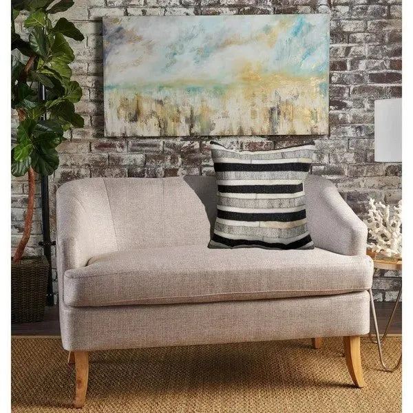 Wayne 07331CBI Charcoal/Beige Pillow