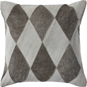 Wayne Lr07485 Silver/Brown Pillow