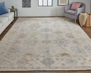 Wendover 6841F Tan/Blue Rug