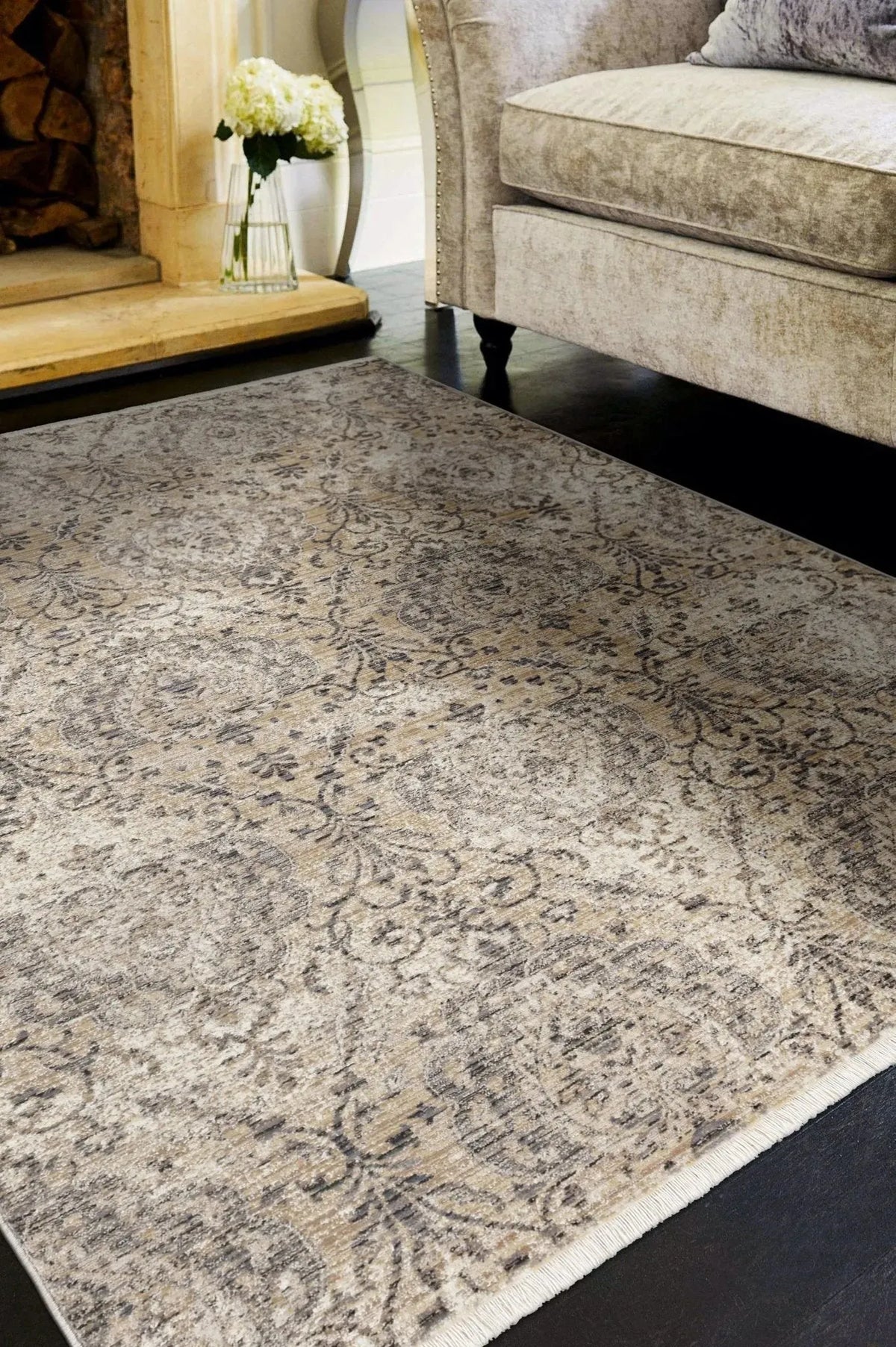 Westerly 7652 Elegance Sand/Grey Rug
