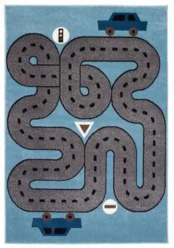 Whimsical LR81266 S.Blue L.Blue Rug