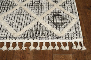Willow 1101 Diamonds Charcoal Rug