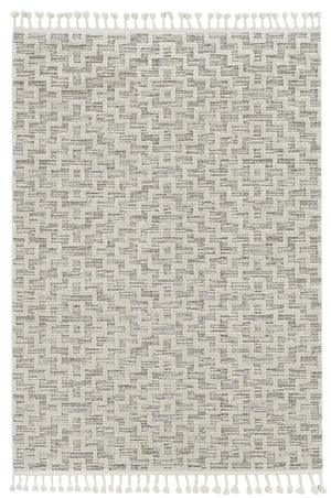 Willow 1104 Geo Ivory Grey Rug