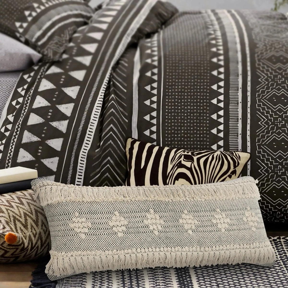 Willow Lr07315 Gray/Taupe Pillow