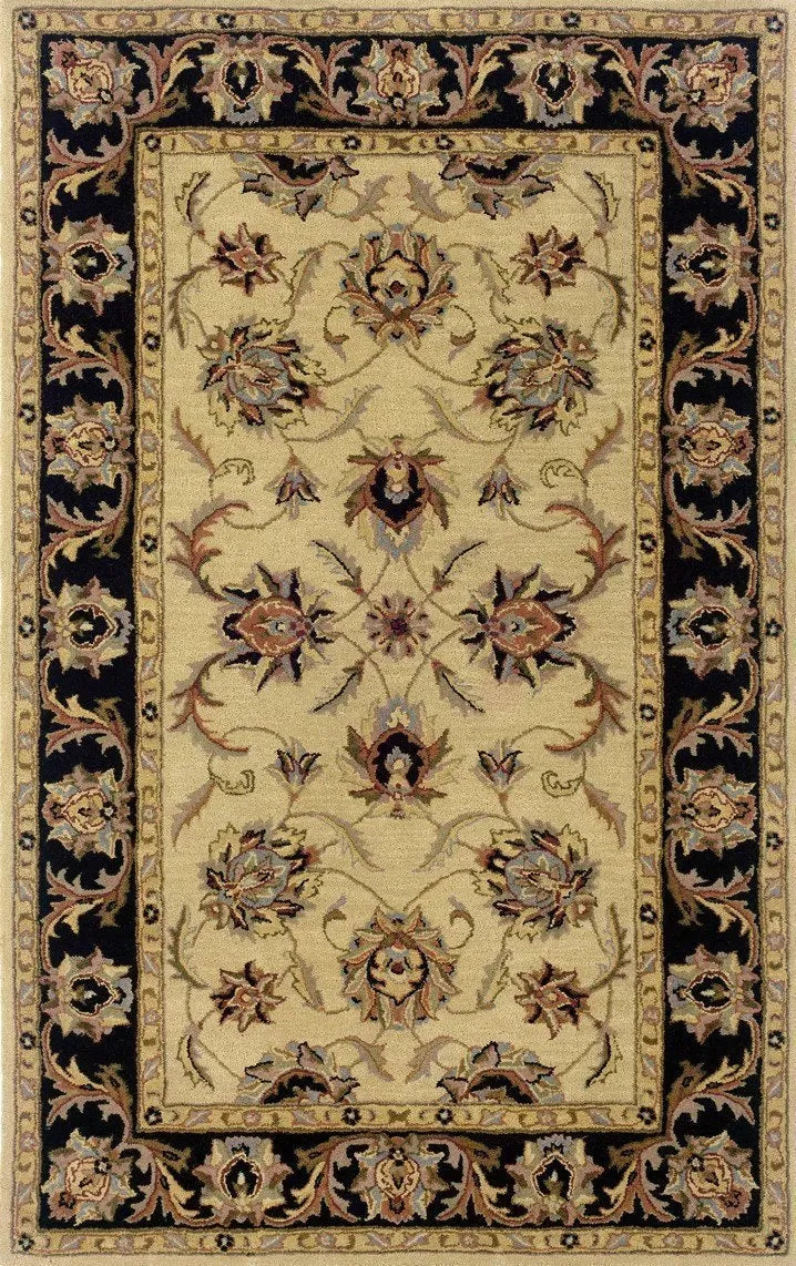 Windsor 23105 Ivory Black Rug