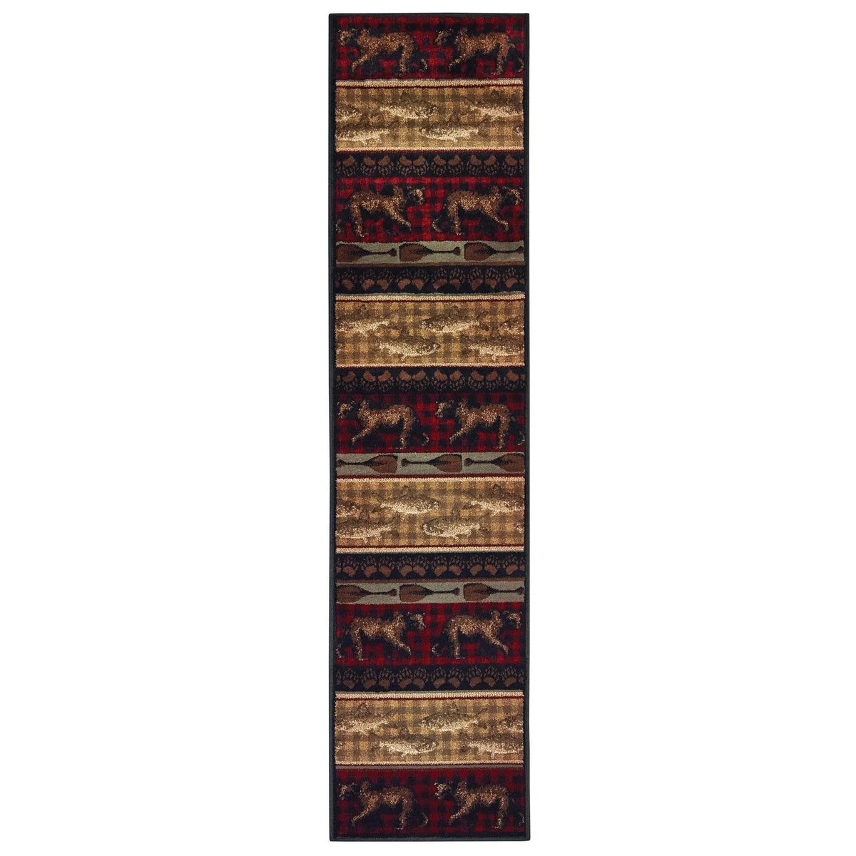 Woodlands 9594B Red Multi Rug