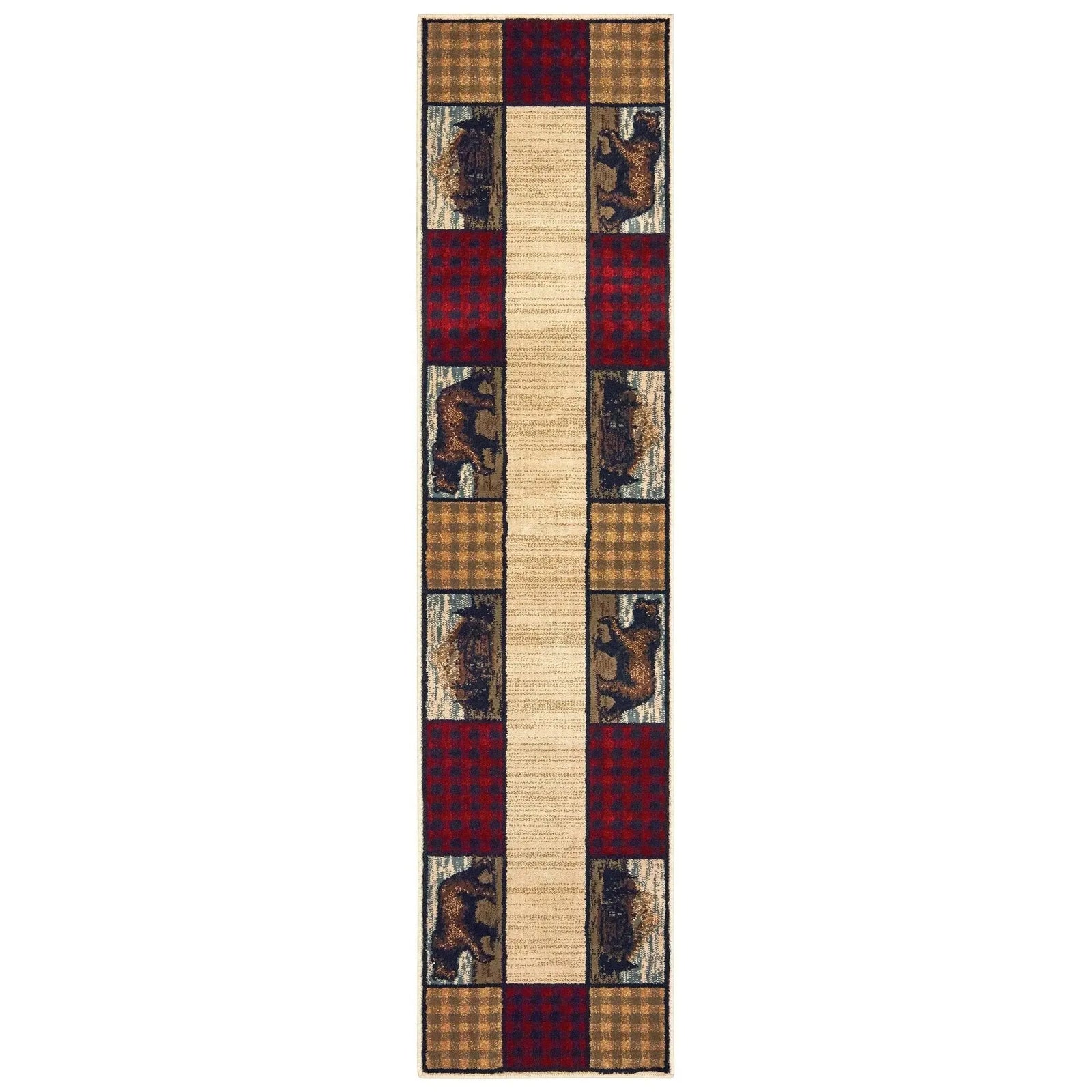 Woodlands 9603C Ivory Multi Rug