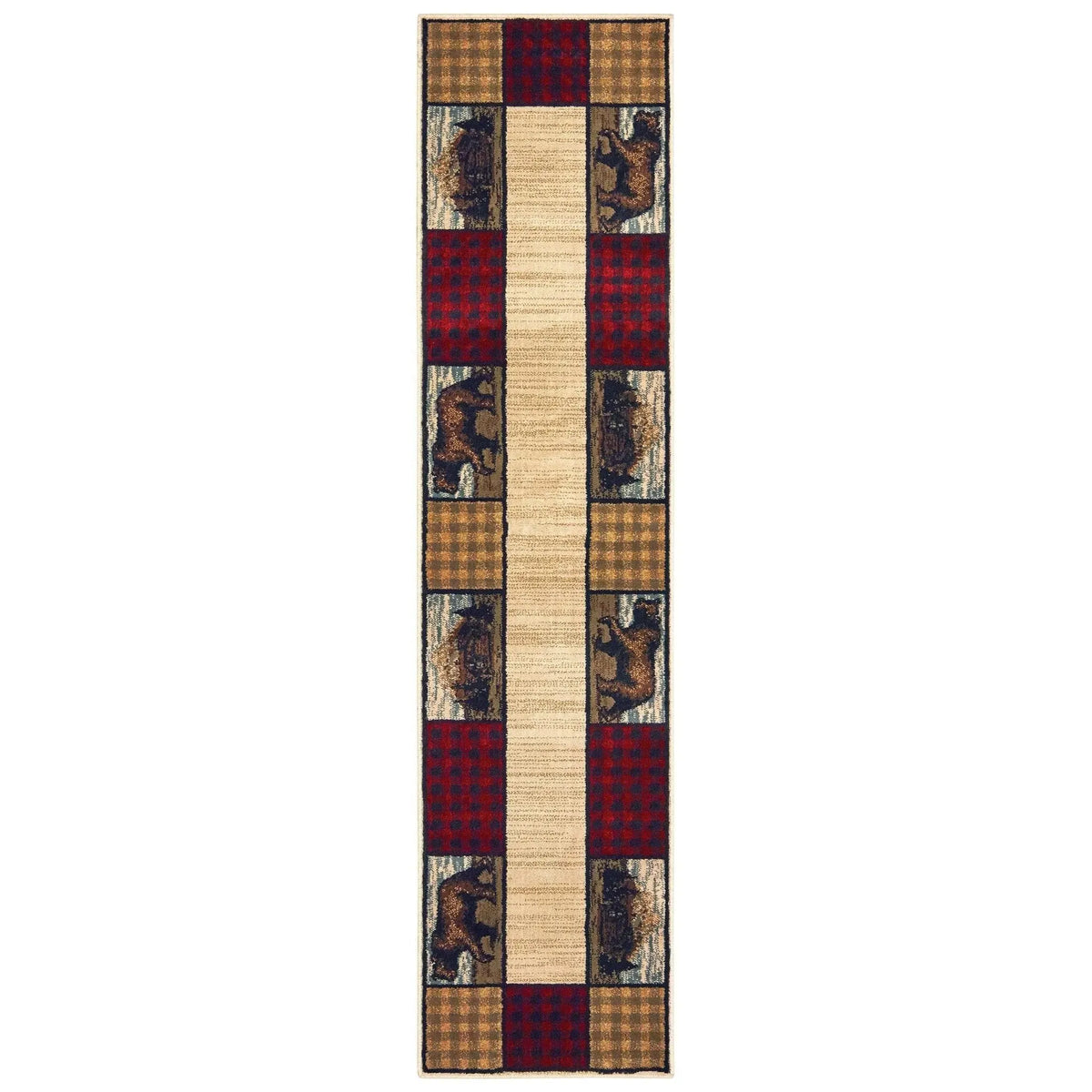 Woodlands 9603C Ivory Multi Rug