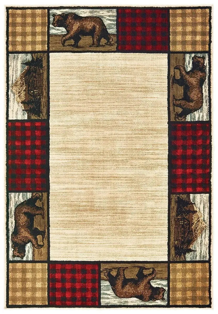 Woodlands 9603C Ivory Multi Rug