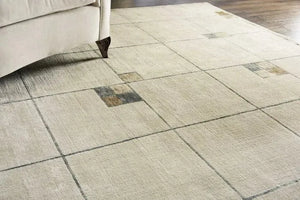 Wool & Silk CGS04 Ecru Rug