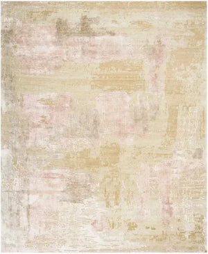 Wool & Silk CGS05 Shale/Dusky Rose Rug
