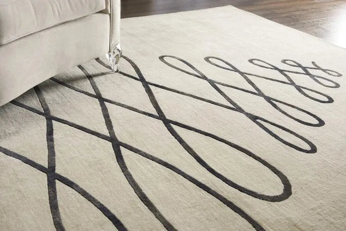 Wool & Silk CGS09 Sea Sand Rug