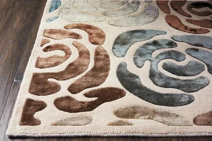 Wool & Silk CGS20 Mediterranean Sand Rug