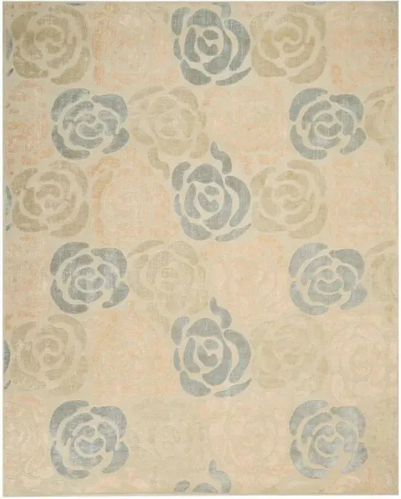 Wool & Silk CGS20 Sand Shell/Light Chic Grey Rug