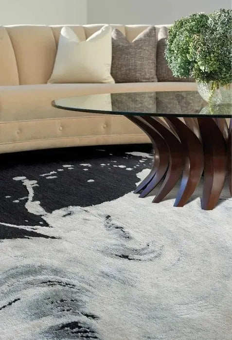 Wool & Silk CGS22 Noir Rug
