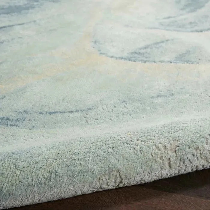 Wool & Silk CGS30 Beige/Seafoam Rug