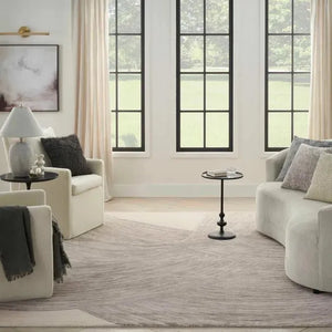 Wool & Silk CGS37 Sand/Silver Rug