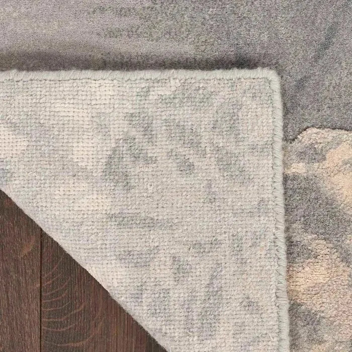Wool & Silk CGS40 Grey/Beige Rug