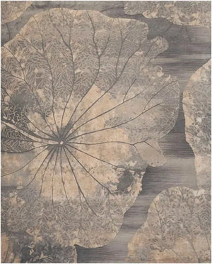 Wool & Silk CGS40 Grey/Beige Rug