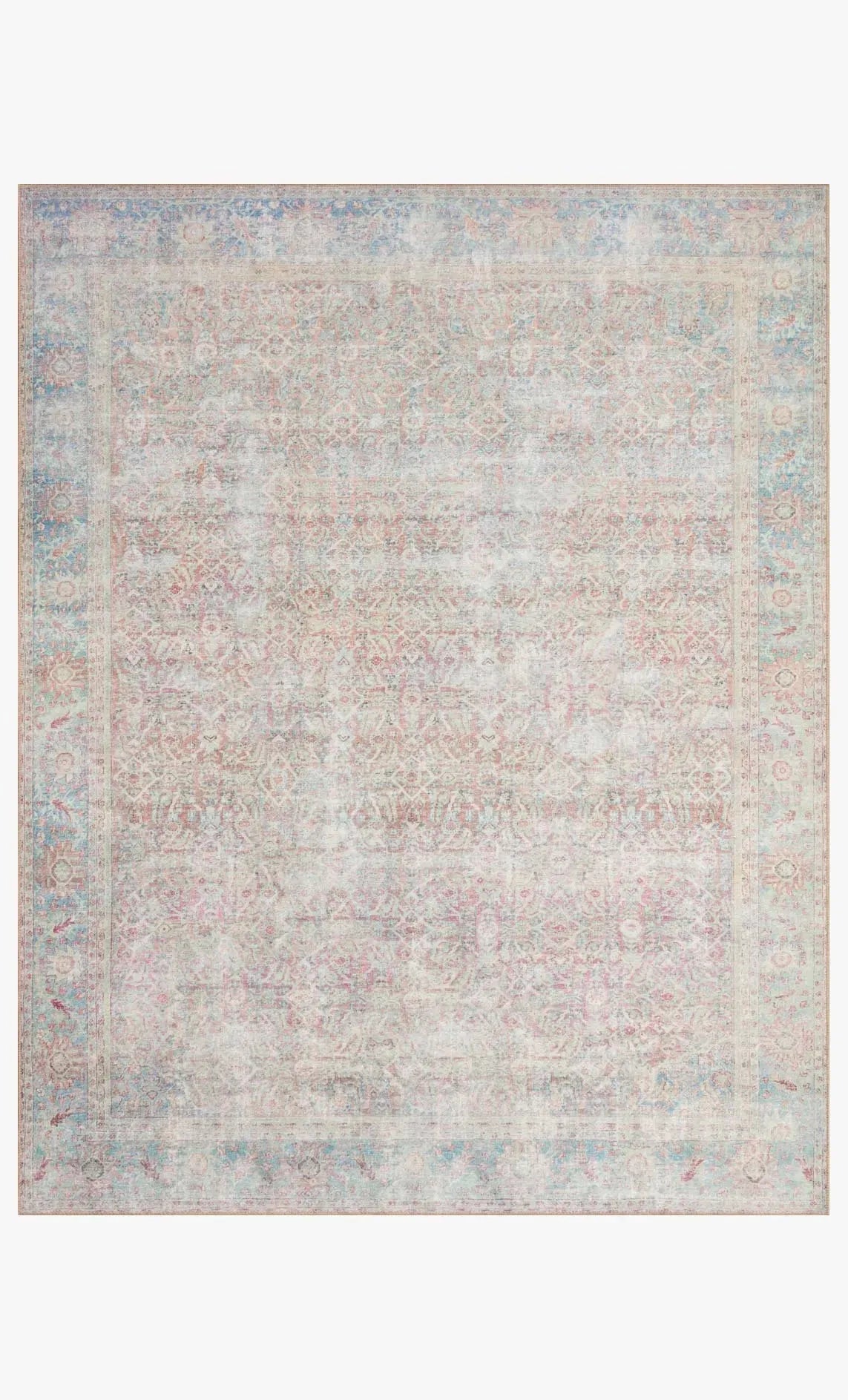 Wynter Wyn-04 Red/Teal Rug