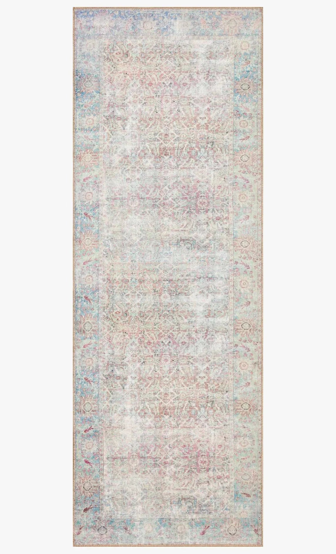 Wynter Wyn-04 Red/Teal Rug