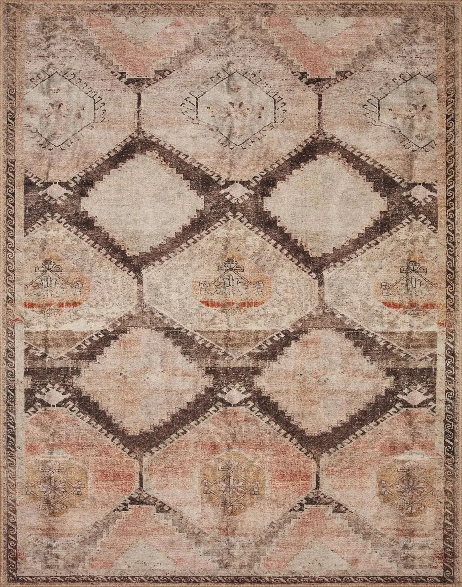 Wynter Wyn-08 Graphite/Blush Rug