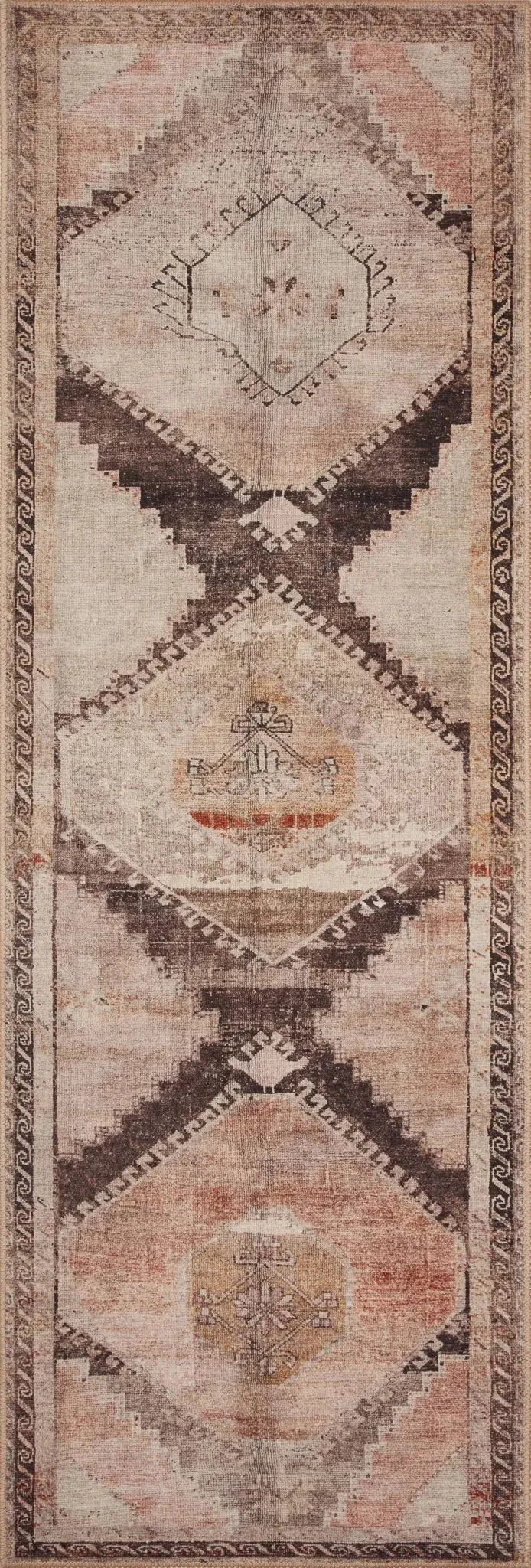 Wynter Wyn-08 Graphite/Blush Rug