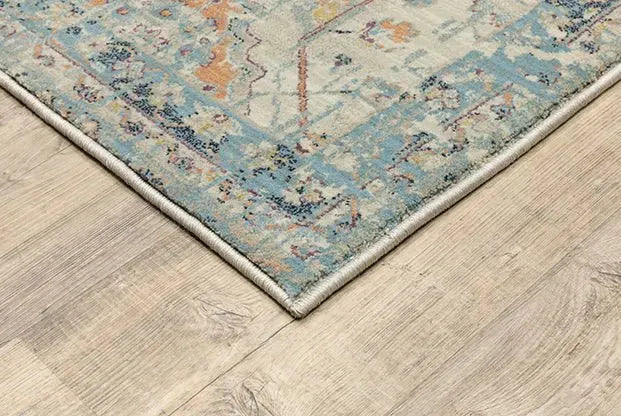 Xanadu 47H Beige/Blue Rug