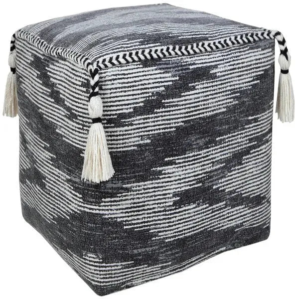 Zadia 34035GRY Grey Pouf
