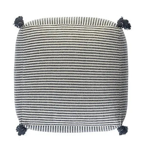 Zadia 99763GIV Grey/Ivory Pouf