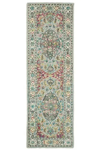 Zahra 75504 Grey Pink Rug