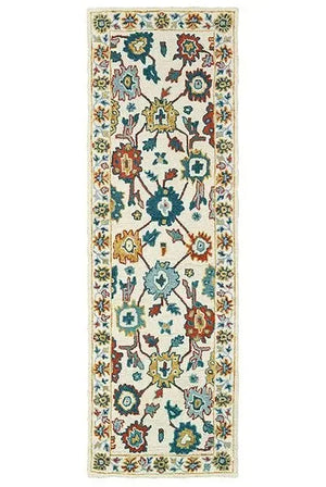 Zahra 75507 Ivory Gold Rug