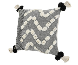 Zeal Lr07707 Black/Gray Pillow