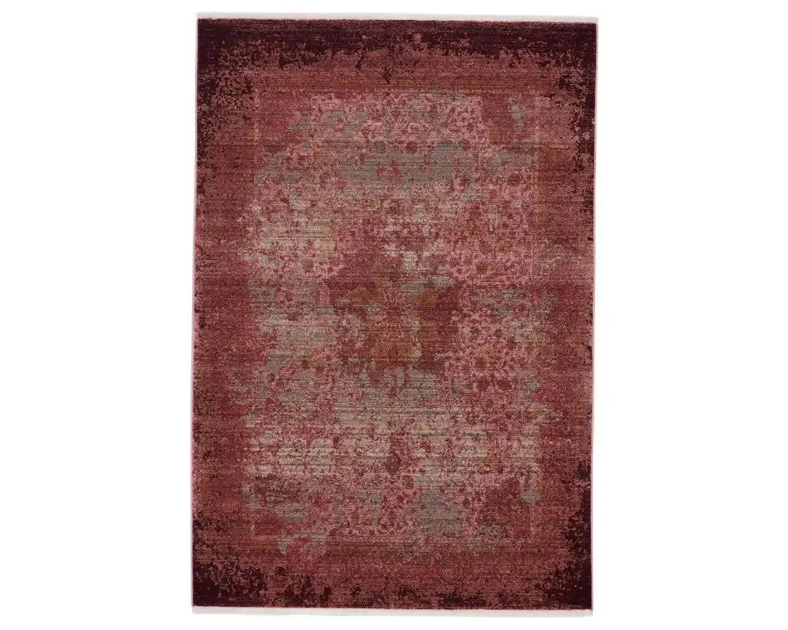 Zefira ZFA03 Pink/Gold Rug