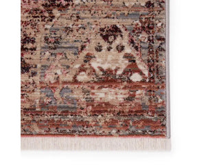Zefira ZFA04 Pink/Gold Rug