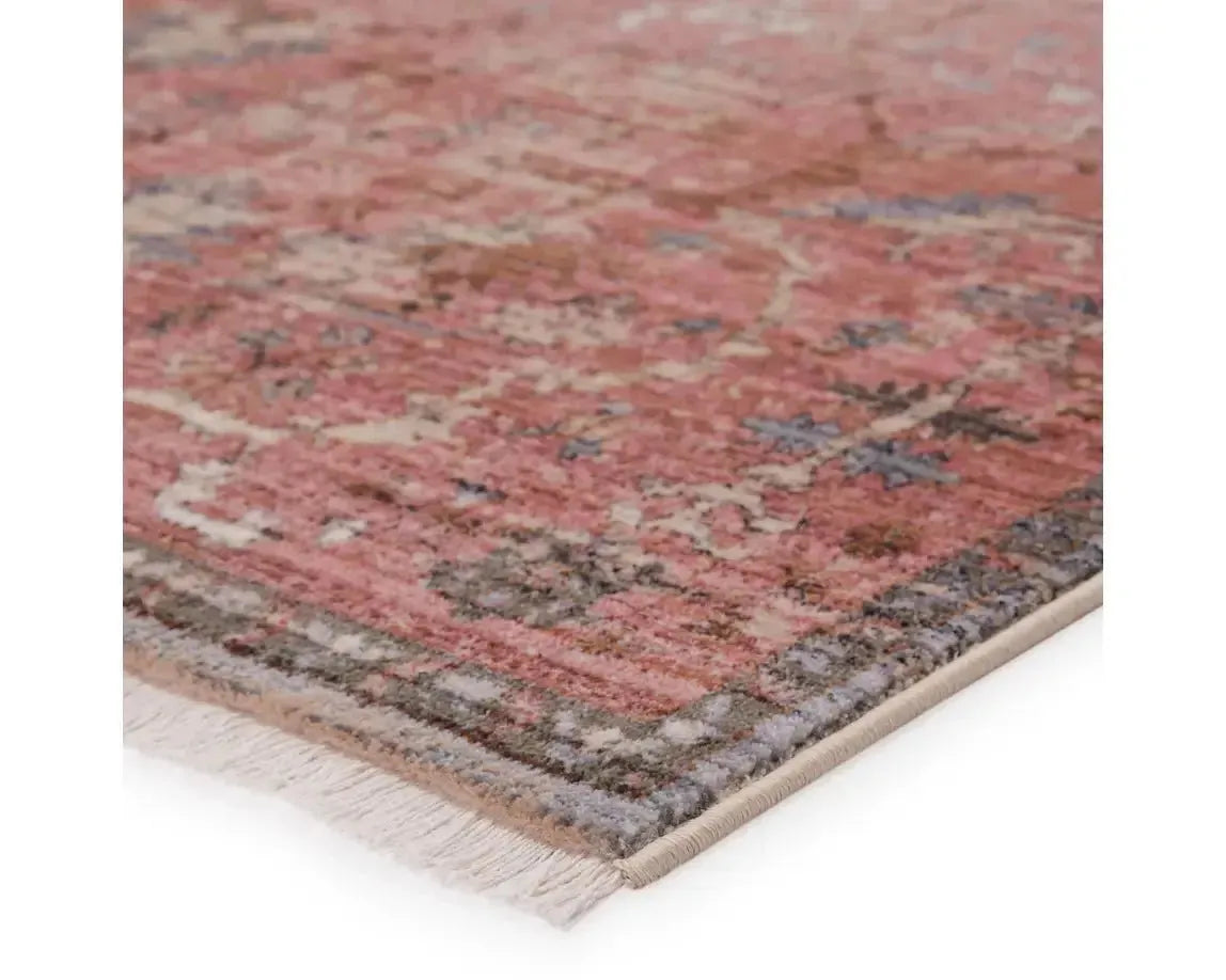 Zefira ZFA07 Pink/Grey Rug