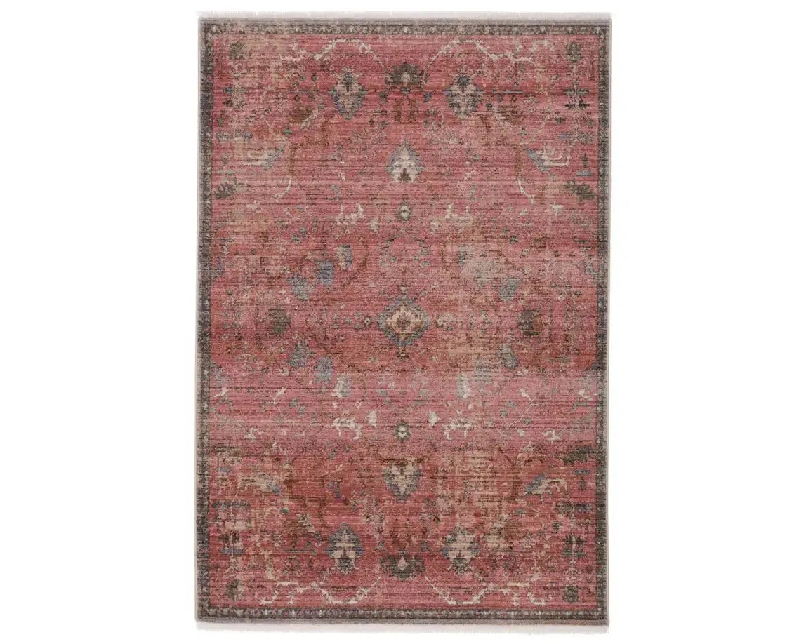 Zefira ZFA07 Pink/Grey Rug
