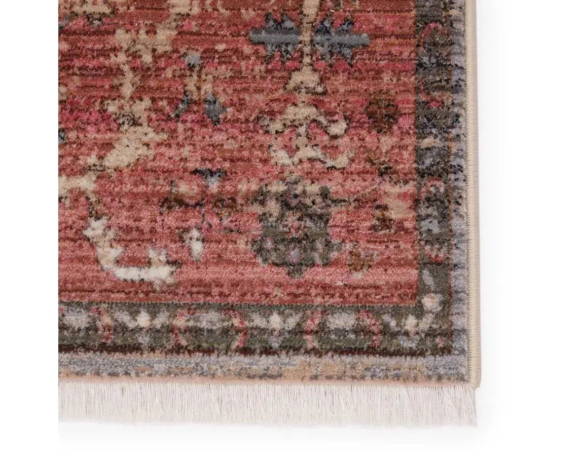 Zefira ZFA07 Pink/Grey Rug