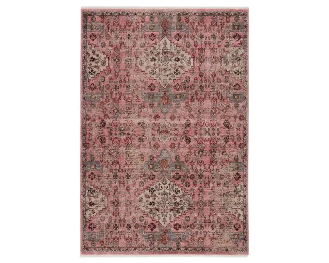 Zefira ZFA10 Pink Rug