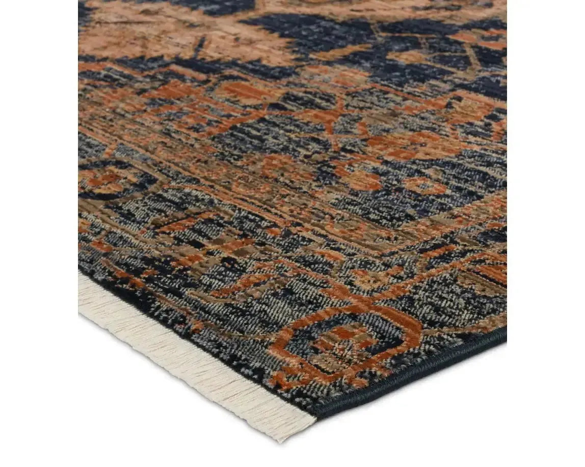 Zefira ZFA14 Orange/Blue Rug