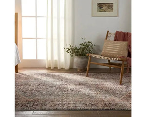 Zefira ZFA16 Red/Grey Rug