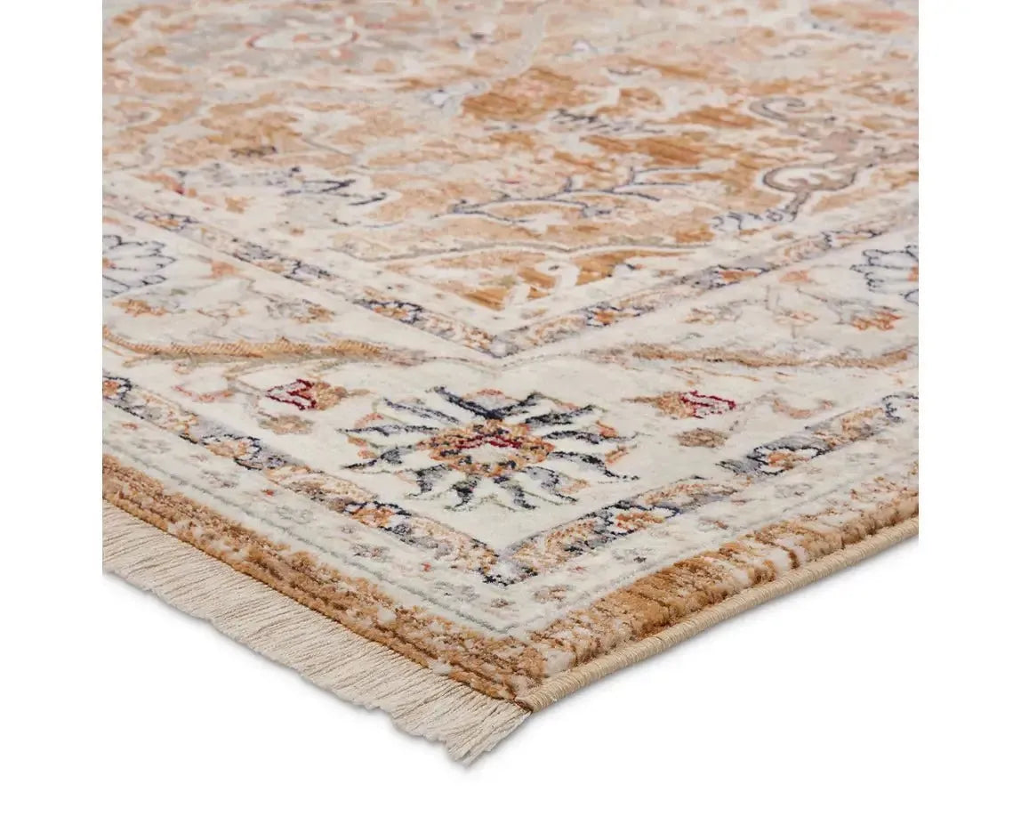 Zefira ZFA18 Brown/Cream Rug