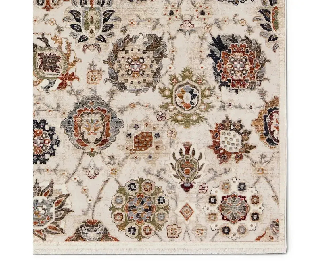 Zefira ZFA20 Cream/Red Rug