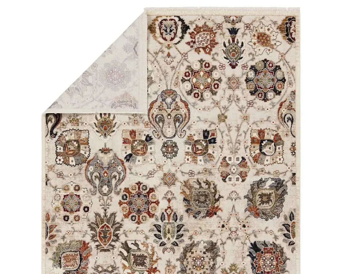 Zefira ZFA20 Cream/Red Rug