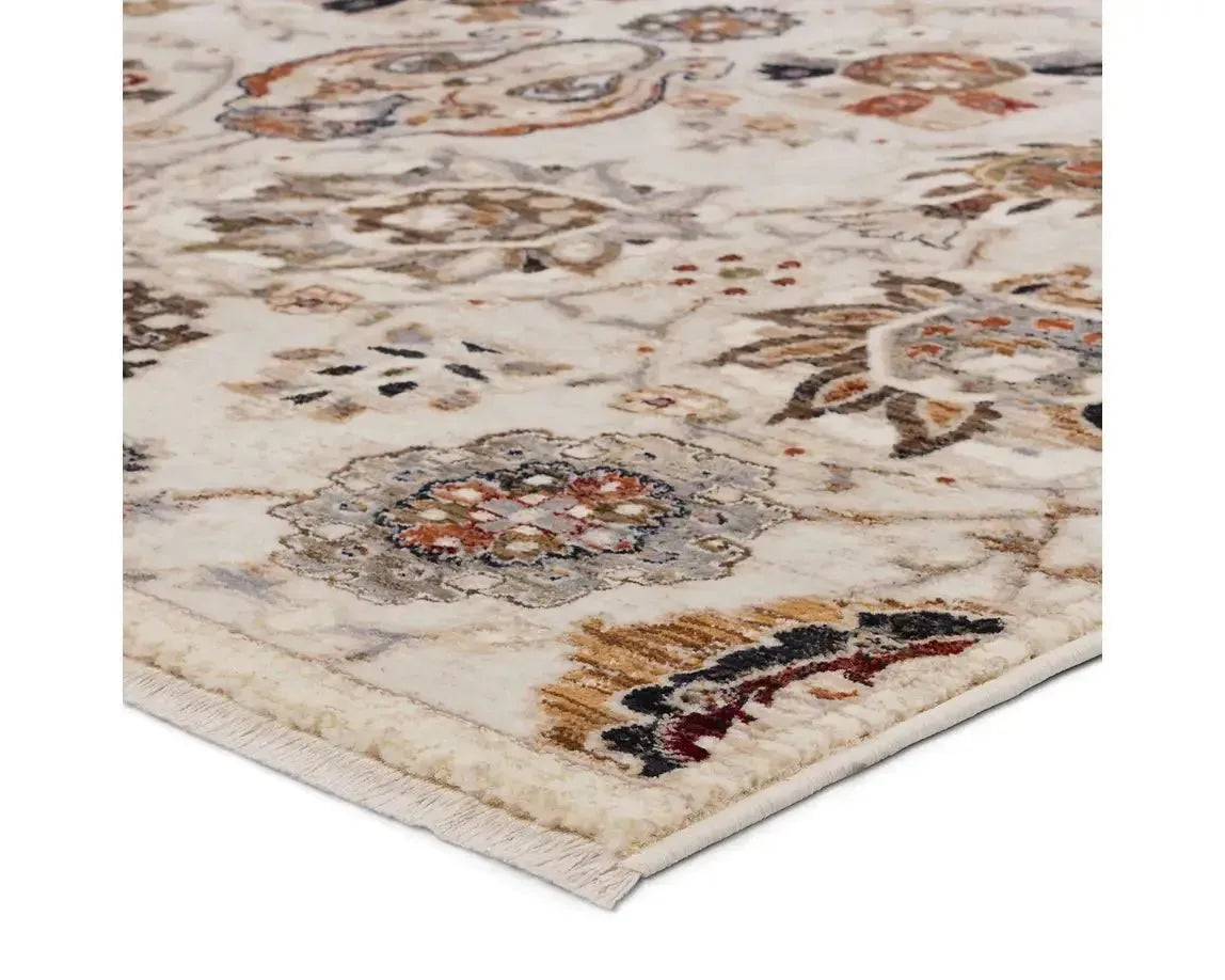 Zefira ZFA20 Cream/Red Rug